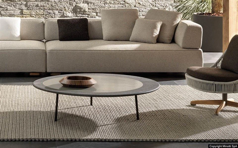 Large Round Outdoor Coffee Table