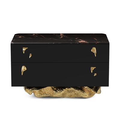 שידת לילה מתכת מודרנית